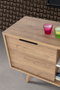 Hanah Home Sina 3621 Soporte para TV Roble Zafiro y Blanco